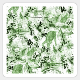 Myth Toile: Lime Sticker